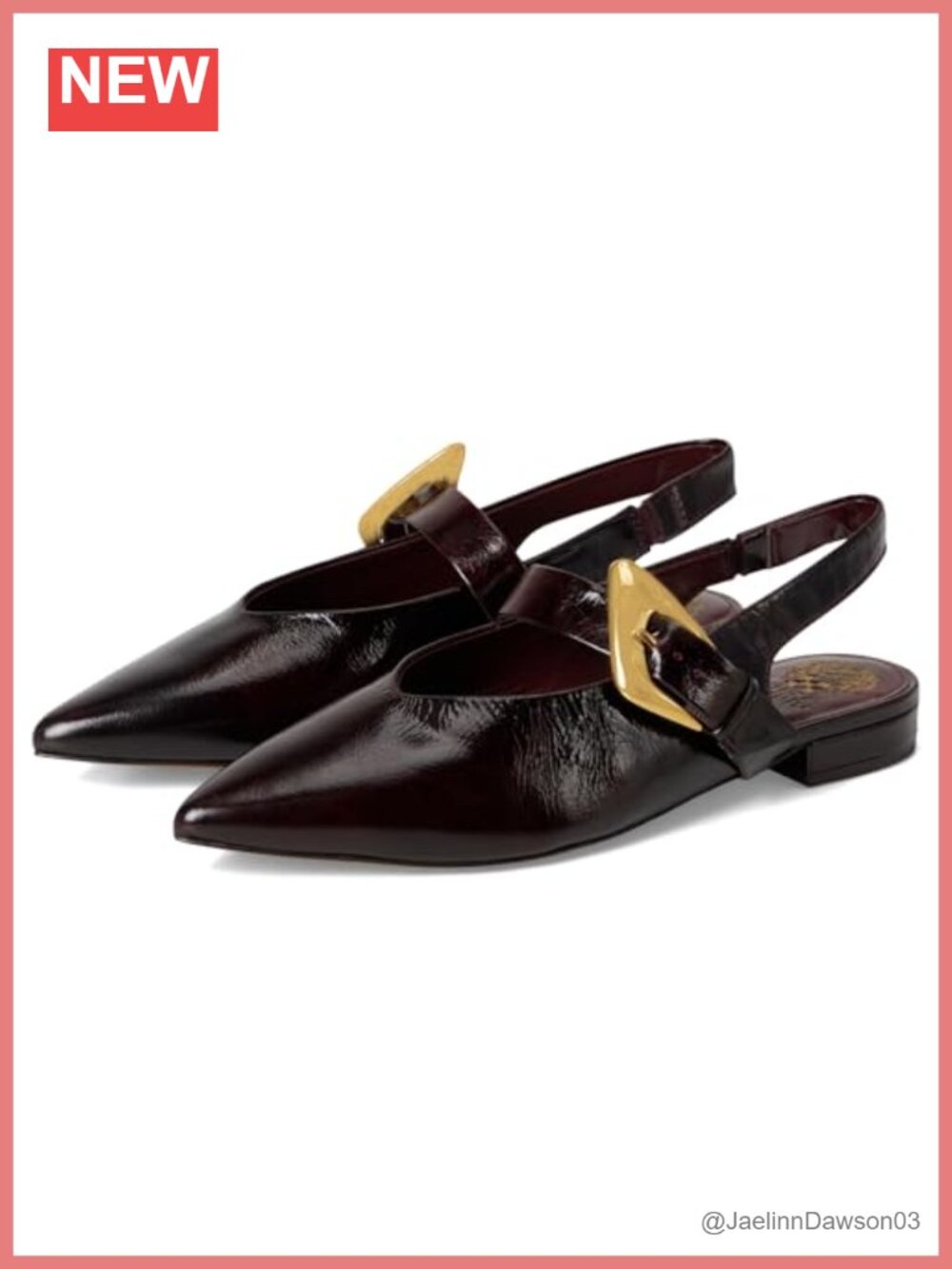 Suede Buckle Slingback Flat Mule Pointed Toe Women's Shoes
